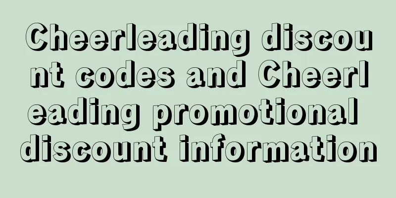 Cheerleading discount codes and Cheerleading promotional discount information