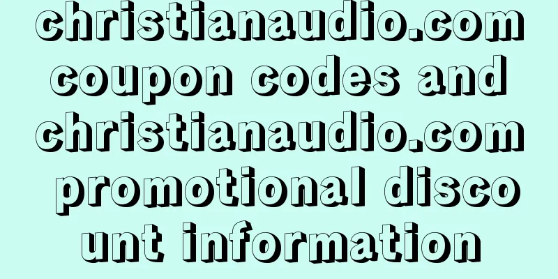 christianaudio.com coupon codes and christianaudio.com promotional discount information