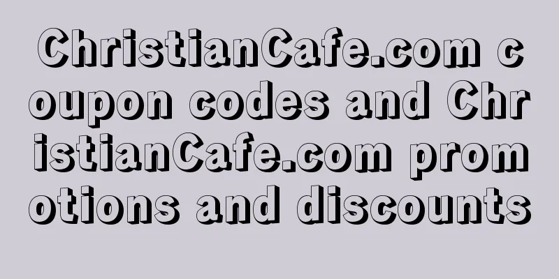 ChristianCafe.com coupon codes and ChristianCafe.com promotions and discounts