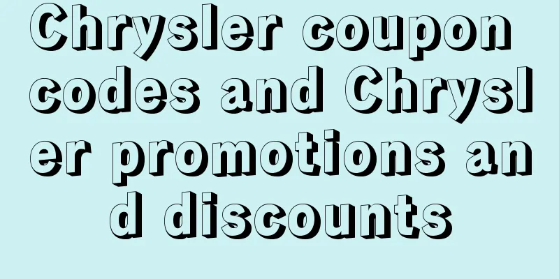 Chrysler coupon codes and Chrysler promotions and discounts