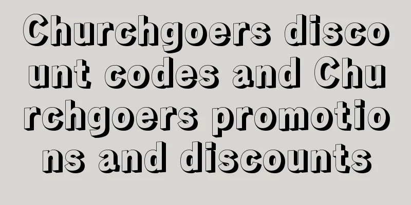 Churchgoers discount codes and Churchgoers promotions and discounts