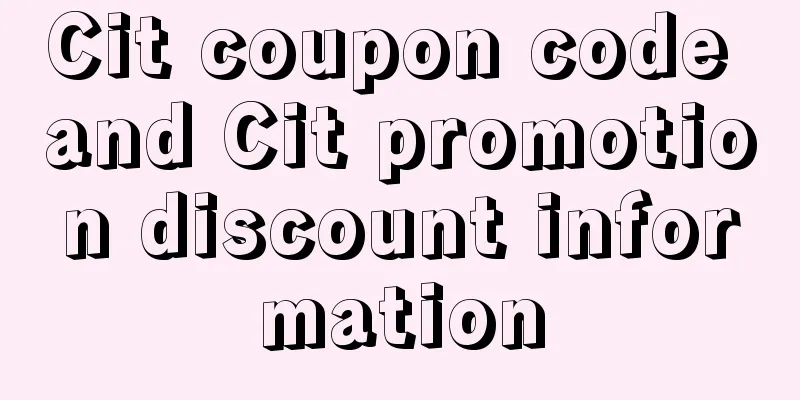Cit coupon code and Cit promotion discount information