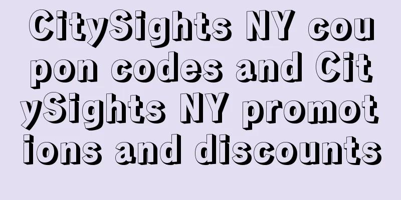 CitySights NY coupon codes and CitySights NY promotions and discounts