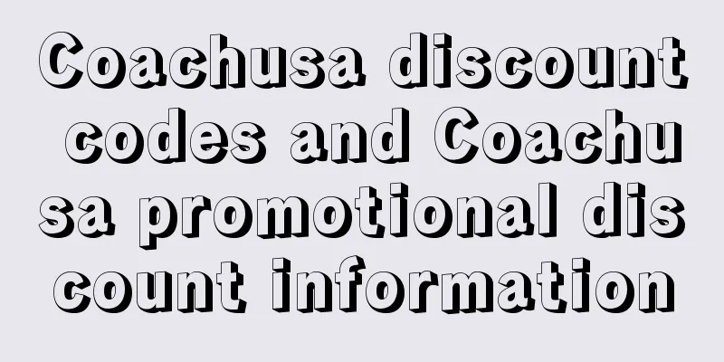 Coachusa discount codes and Coachusa promotional discount information