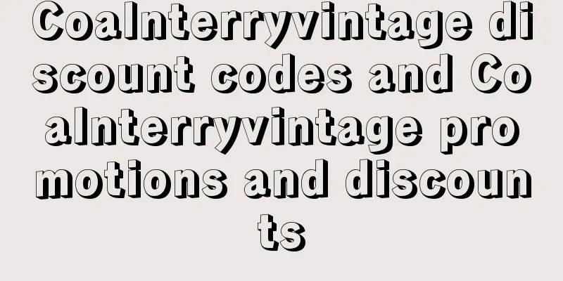 Coalnterryvintage discount codes and Coalnterryvintage promotions and discounts