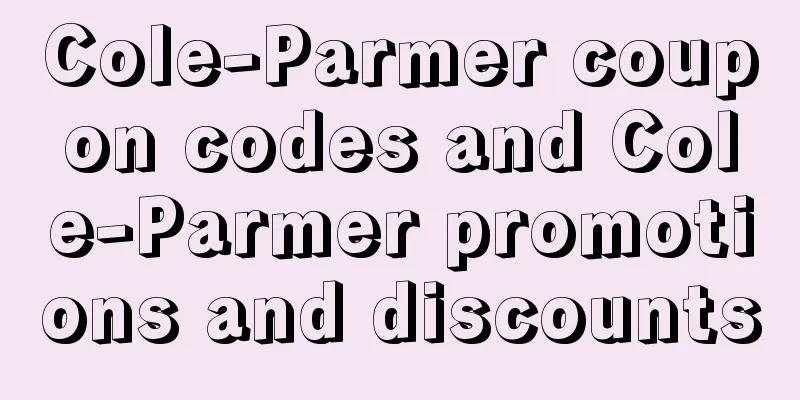 Cole-Parmer coupon codes and Cole-Parmer promotions and discounts