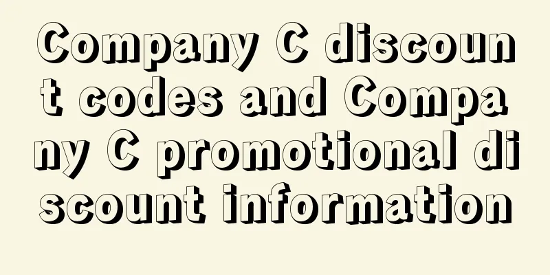 Company C discount codes and Company C promotional discount information