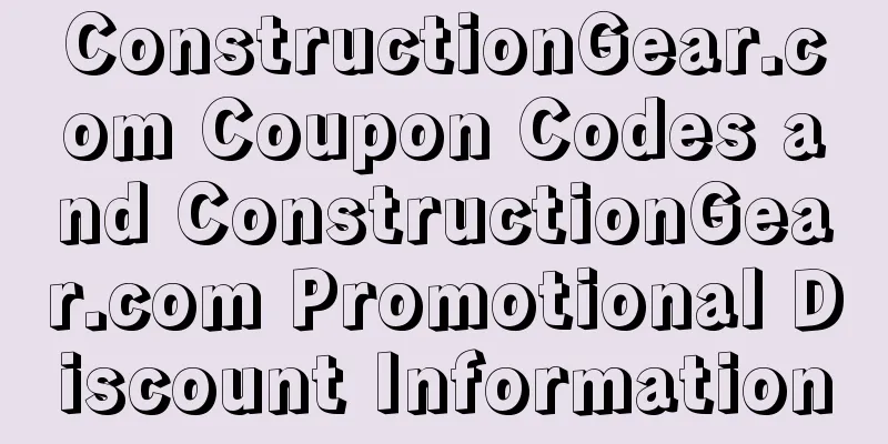 ConstructionGear.com Coupon Codes and ConstructionGear.com Promotional Discount Information