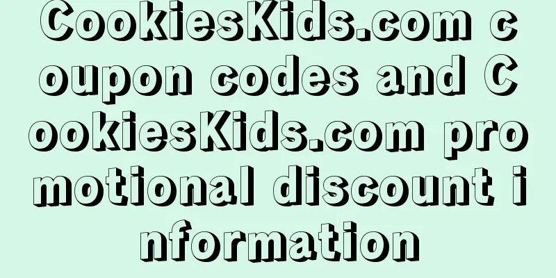 CookiesKids.com coupon codes and CookiesKids.com promotional discount information
