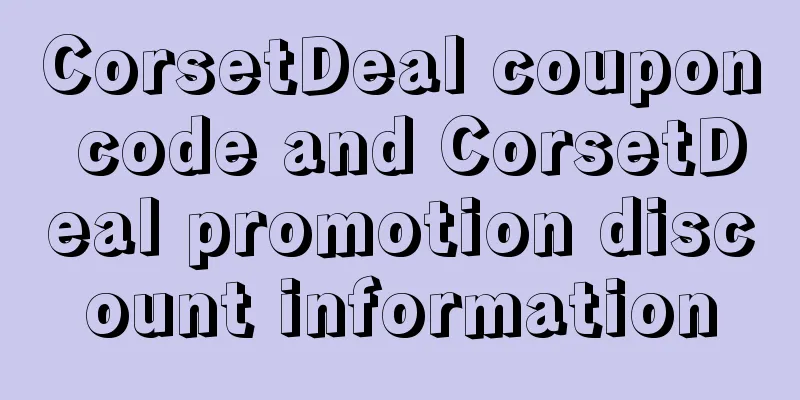 CorsetDeal coupon code and CorsetDeal promotion discount information