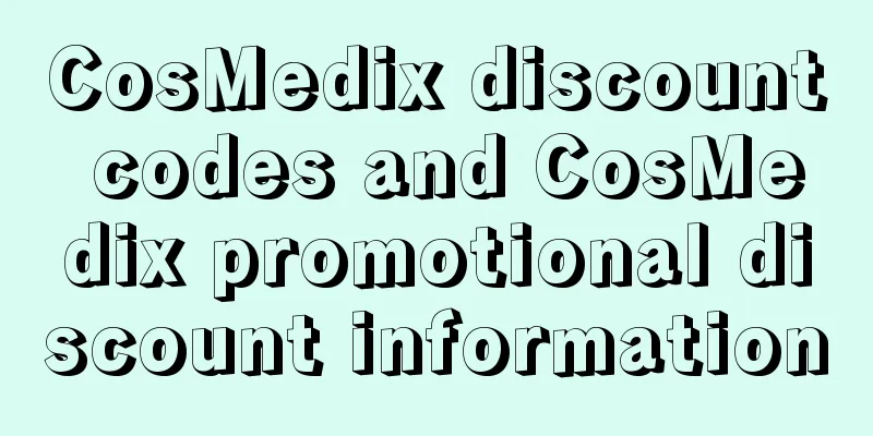 CosMedix discount codes and CosMedix promotional discount information