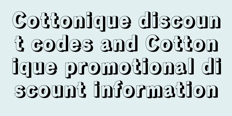 Cottonique discount codes and Cottonique promotional discount information