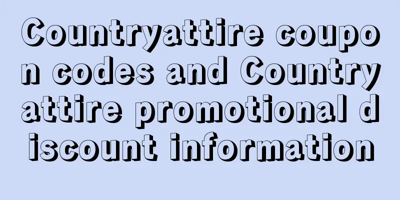 Countryattire coupon codes and Countryattire promotional discount information