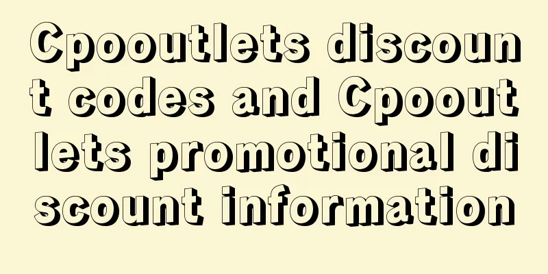 Cpooutlets discount codes and Cpooutlets promotional discount information