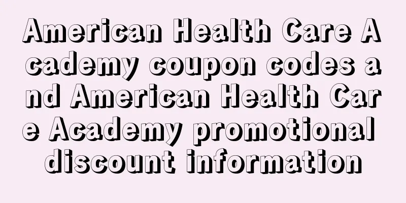 American Health Care Academy coupon codes and American Health Care Academy promotional discount information