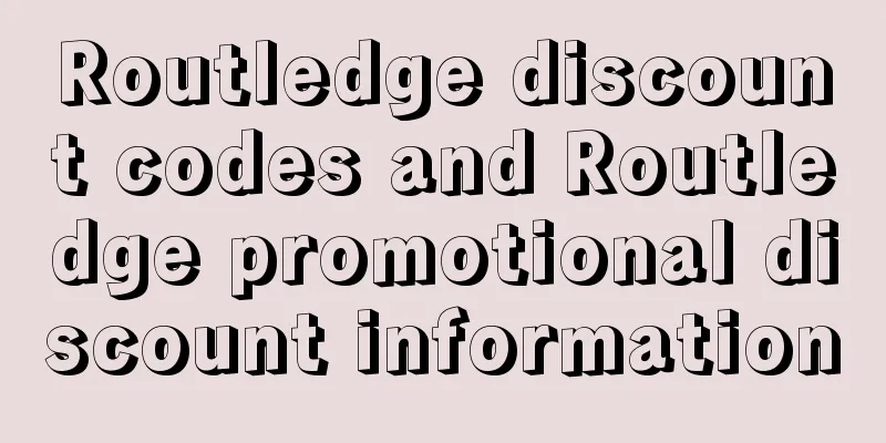 Routledge discount codes and Routledge promotional discount information