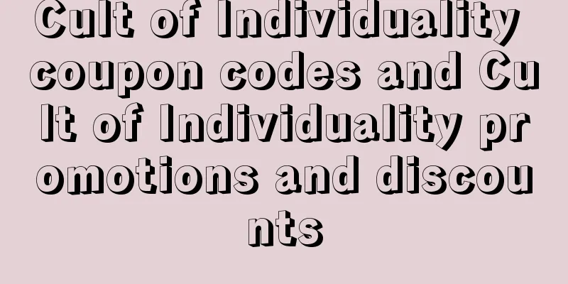 Cult of Individuality coupon codes and Cult of Individuality promotions and discounts