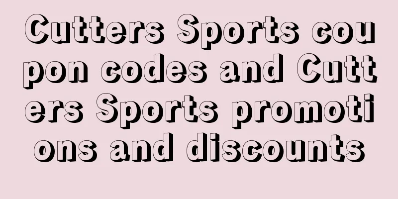 Cutters Sports coupon codes and Cutters Sports promotions and discounts