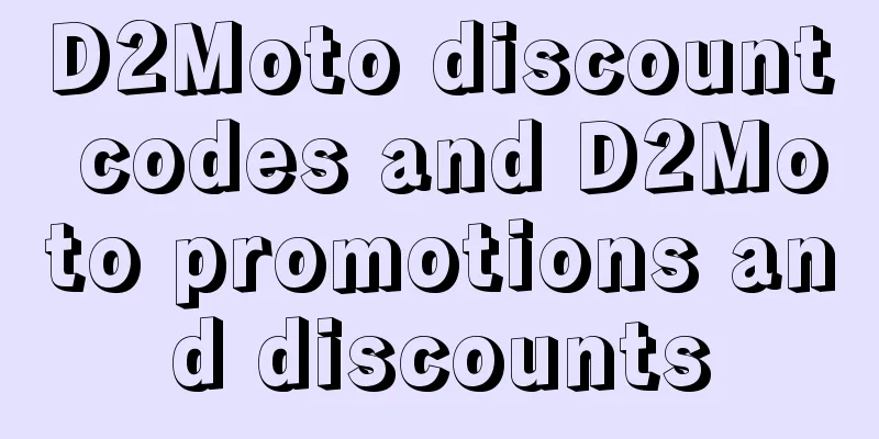 D2Moto discount codes and D2Moto promotions and discounts