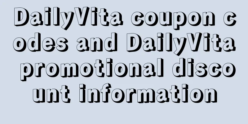 DailyVita coupon codes and DailyVita promotional discount information