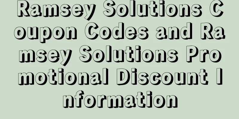 Ramsey Solutions Coupon Codes and Ramsey Solutions Promotional Discount Information