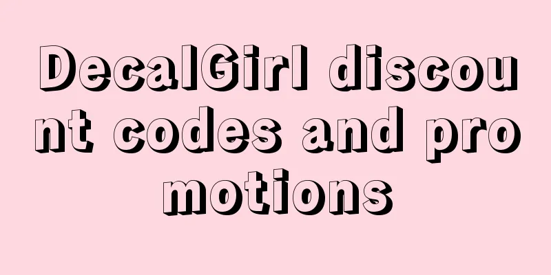 DecalGirl discount codes and promotions