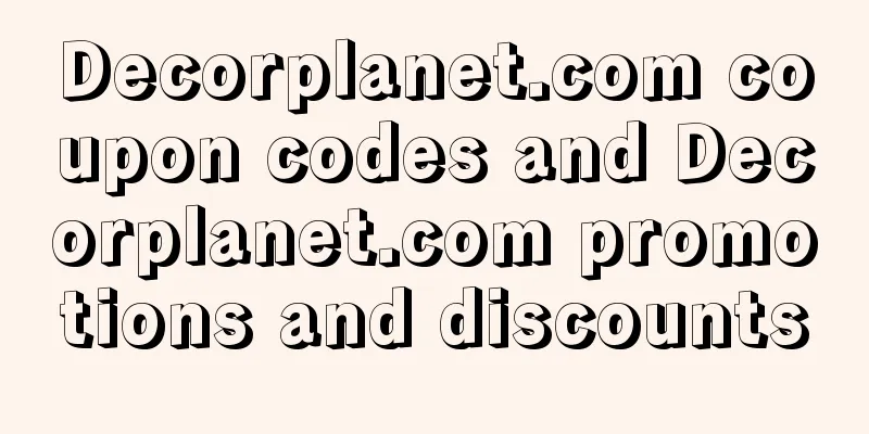 Decorplanet.com coupon codes and Decorplanet.com promotions and discounts