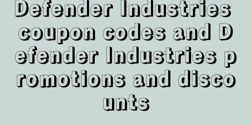 Defender Industries coupon codes and Defender Industries promotions and discounts