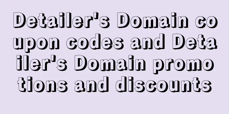Detailer's Domain coupon codes and Detailer's Domain promotions and discounts