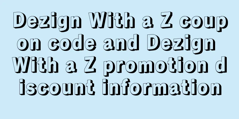 Dezign With a Z coupon code and Dezign With a Z promotion discount information
