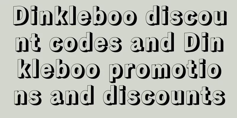 Dinkleboo discount codes and Dinkleboo promotions and discounts
