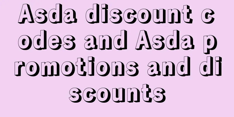 Asda discount codes and Asda promotions and discounts