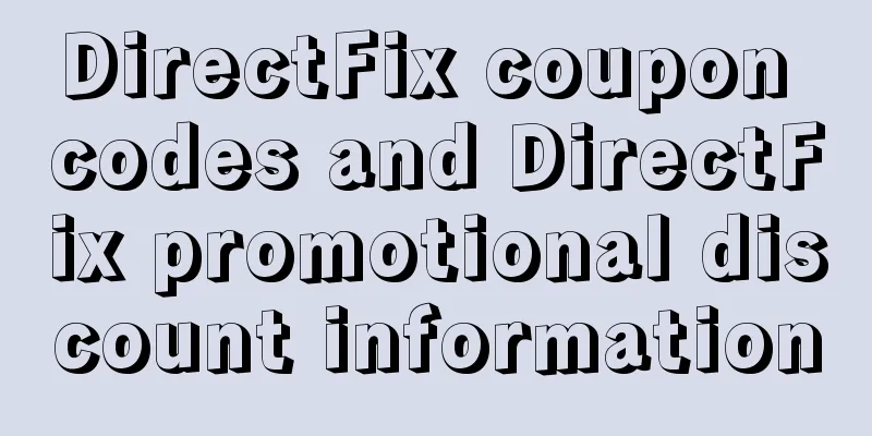 DirectFix coupon codes and DirectFix promotional discount information