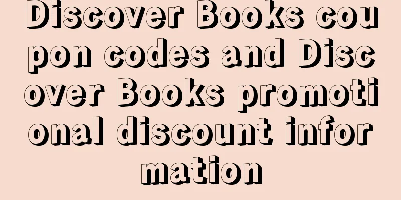 Discover Books coupon codes and Discover Books promotional discount information