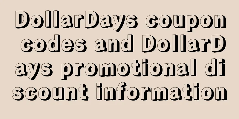 DollarDays coupon codes and DollarDays promotional discount information