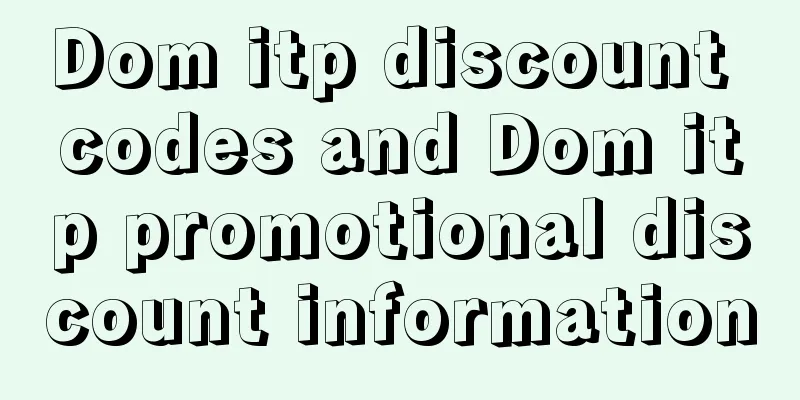 Dom itp discount codes and Dom itp promotional discount information