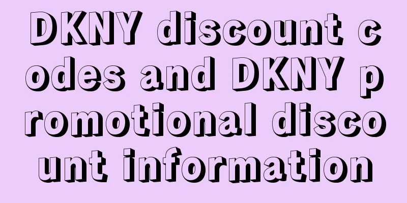DKNY discount codes and DKNY promotional discount information