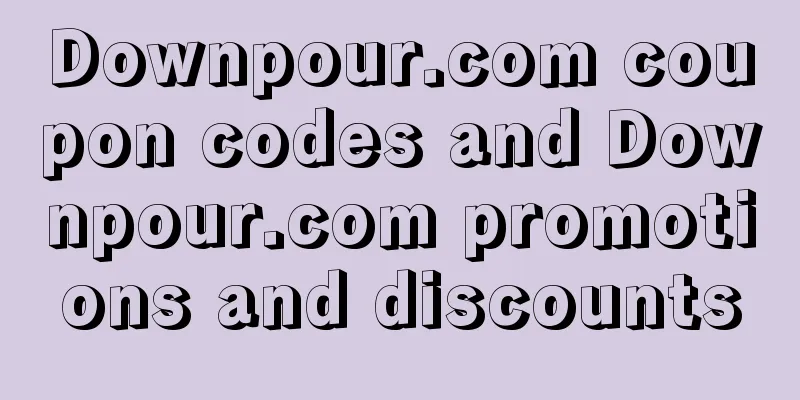 Downpour.com coupon codes and Downpour.com promotions and discounts