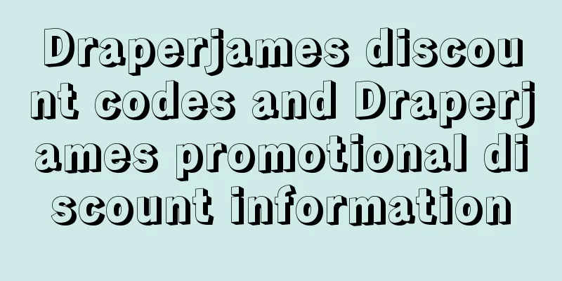 Draperjames discount codes and Draperjames promotional discount information