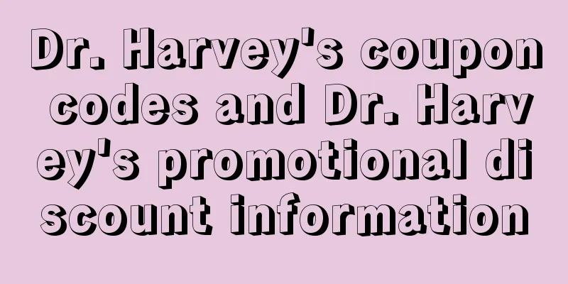 Dr. Harvey's coupon codes and Dr. Harvey's promotional discount information