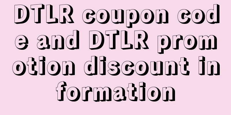 DTLR coupon code and DTLR promotion discount information