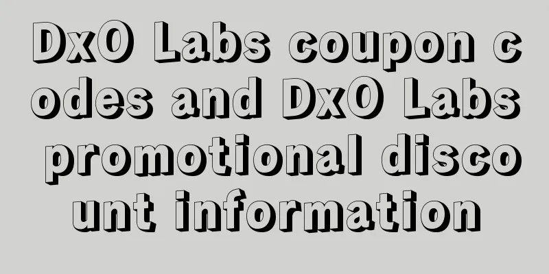 DxO Labs coupon codes and DxO Labs promotional discount information