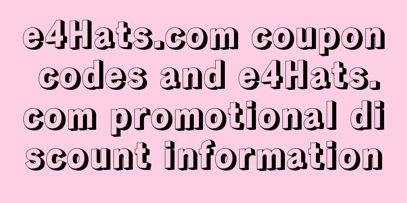 e4Hats.com coupon codes and e4Hats.com promotional discount information