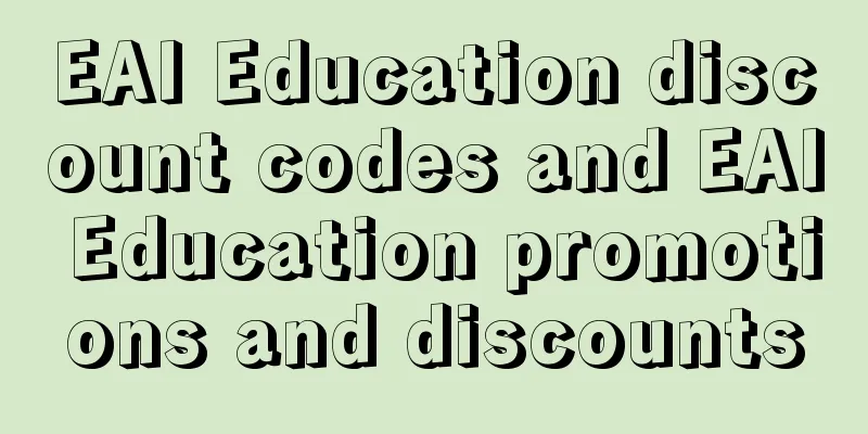 EAI Education discount codes and EAI Education promotions and discounts