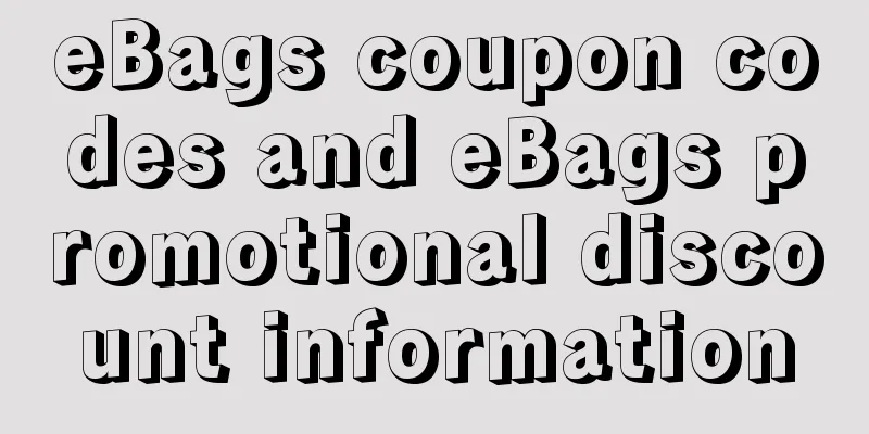 eBags coupon codes and eBags promotional discount information