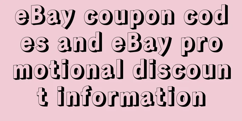 eBay coupon codes and eBay promotional discount information