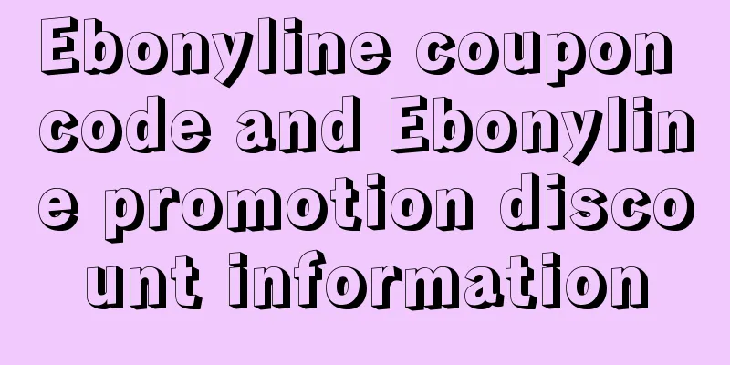 Ebonyline coupon code and Ebonyline promotion discount information