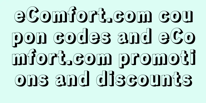 eComfort.com coupon codes and eComfort.com promotions and discounts