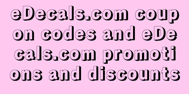 eDecals.com coupon codes and eDecals.com promotions and discounts
