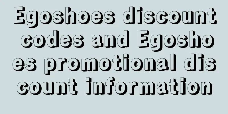 Egoshoes discount codes and Egoshoes promotional discount information